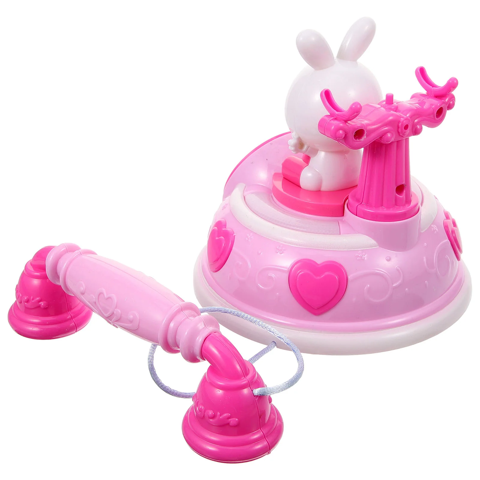 

Toy Simulated Telephone Playhouse Plaything Fake Role Home Appliance Pink Simulation Child