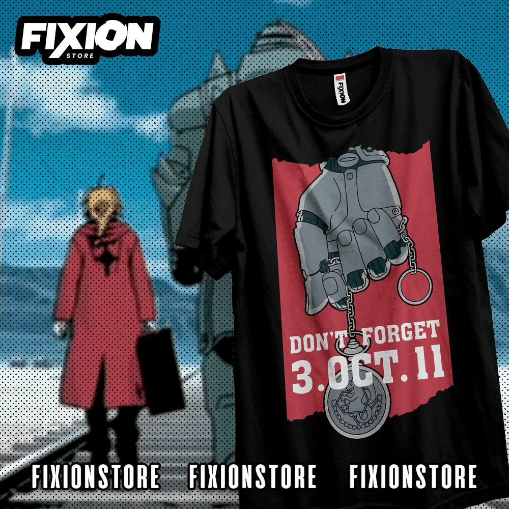 

Цельнометаллическая аниме футболка Alchemist - SP 3/10, манга, подарок для любителей аниме, все размеры, хлопок