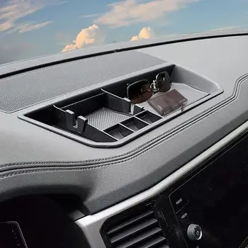 Pro Volkswagen Teramont Atlas 2018 - 2023 LHD Úložný box na palubní desku Organizér Středová konzola Držák telefonu Příslušenství 6 nejlepší prodej příslušenství pro VW Teramont - №2