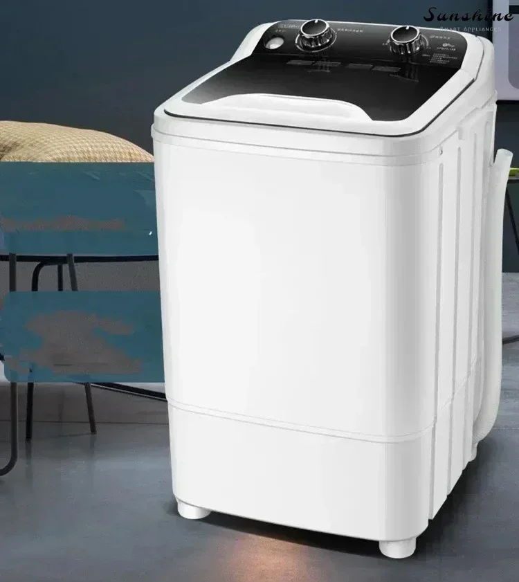 Washing machine - Single barrel/semi-automatic. New style. UV blue light. Laundry machine/clothes washer.