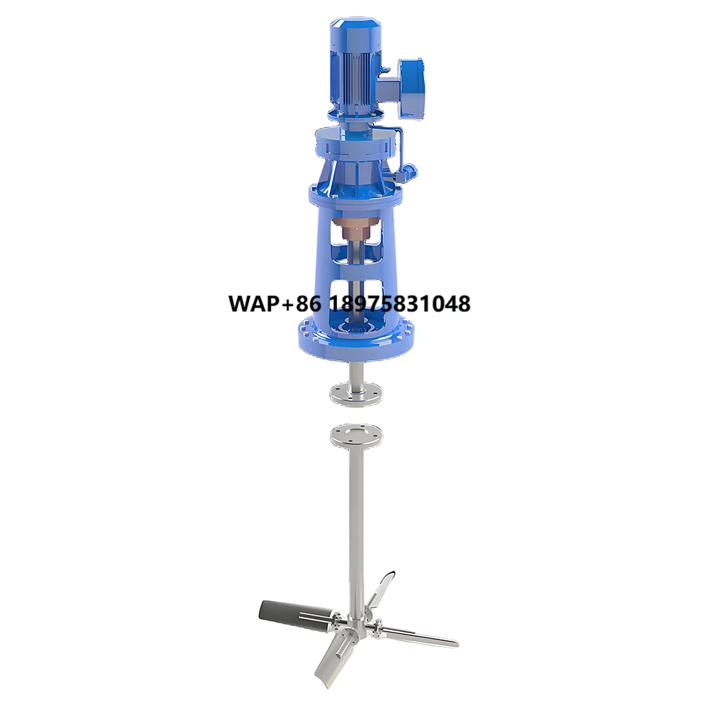 Vertical Stainless Steel Paddle Mixer for Sewage Treatment Flocculation Reaction Tank Agitator Dosing Agitator