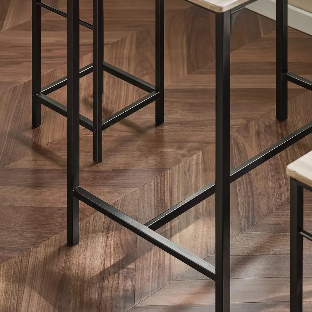 1 Barth eke und 4 Hocker, Wohnküchen-Set Möbel Esszimmer-Set