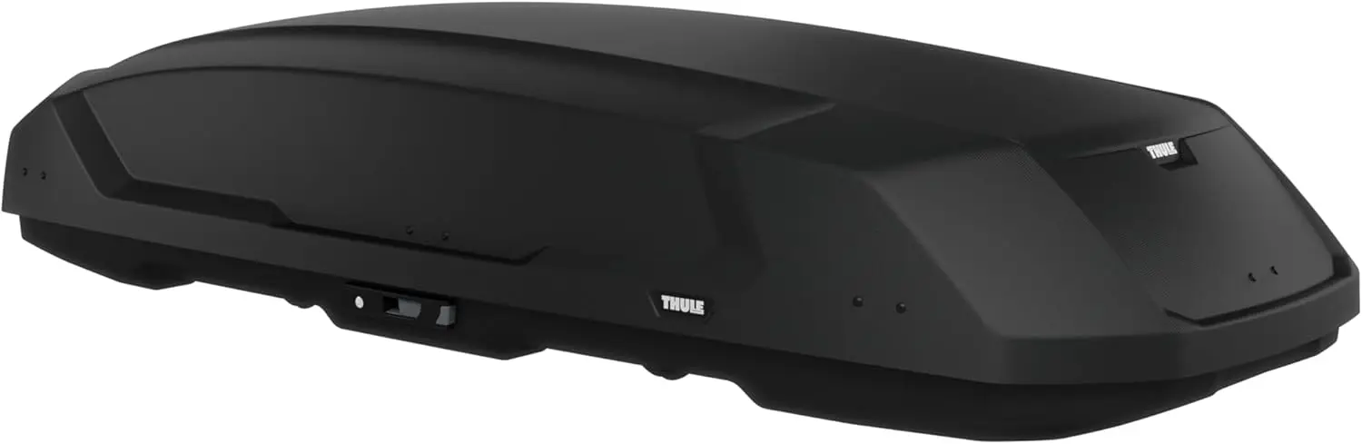 กล่องหลังคา Thule Force 3 XXL ขนาด 21 คิว ออกแบบตามหลักอากาศพลศาสตร์ เปิดได้สองด้าน ติดตั้งโดยไม่ต้องใช้เครื่องมือ กันน้ำ สำหรับรถ SUV รถบรรทุก รถยนต์ และรถยนต์ไฟฟ้า