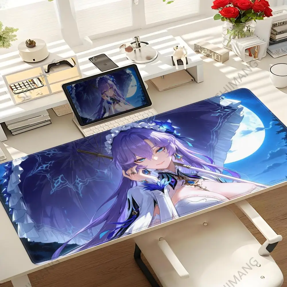 

Cantarella Wuthering Waves Comic Mouse Pad Game Laptop Play Mat 900x400 Large Anime Girls Sexy Mousepad PC Gaming Accessories