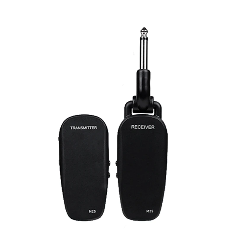 

Wireless Guitar Bass Transmitter Receiver System Rechargeable Portable Audio Transmitter For Electric Guitar Bass Durable