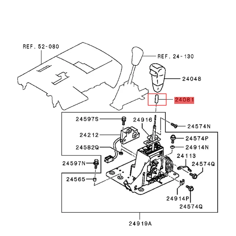

Stick Sleeve Shift Linkage 2410A013 For Mitsubishi Pajero Monetro V93 V97 V98 V83 V87 V88 Parts-A65M