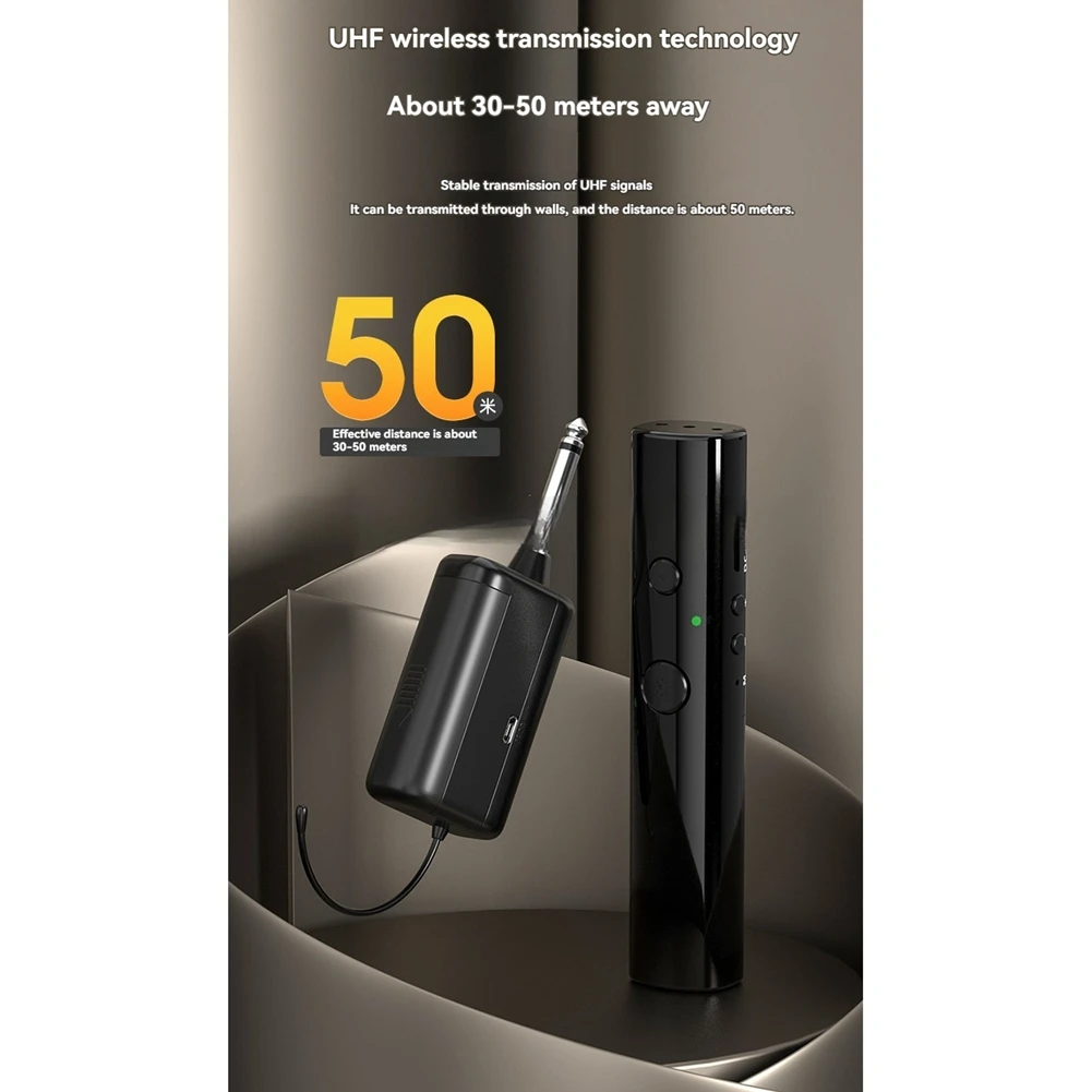 

Stylish-UHF Wireless Microphones Laser Pointer Lavalier Noise Reduction Mic With Adapter For Conferences Speeches Teaching