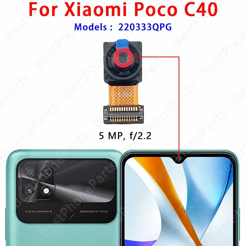 For Xiaomi Poco F5 F6 X4 M3 M4 C3 C40 C65 Pro 5G PocoF6 Frontal