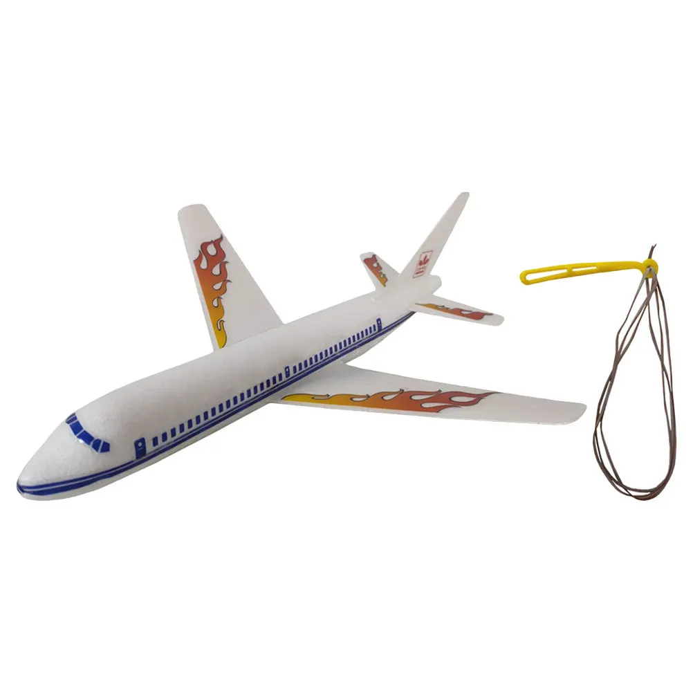 1 set di aeroplani in schiuma fatti a mano, forma adorabile, gioco all'aperto, regalo per bambini, capacità di direzione della coordinazione degli occhi, aereo aereo