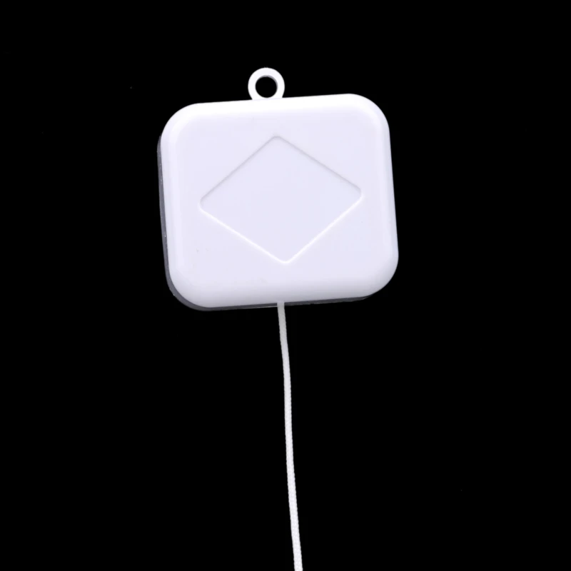 Pull String Cord Music Box White Baby Infant Kids Bed Bell Rattle Toy Gifts New Parts Accessories for Children Brahms Lullaby