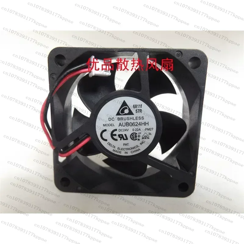 1PCS for Delta AUB0624HH 6025 6cm 24V 0.22A Inverter Cooling Fan Original