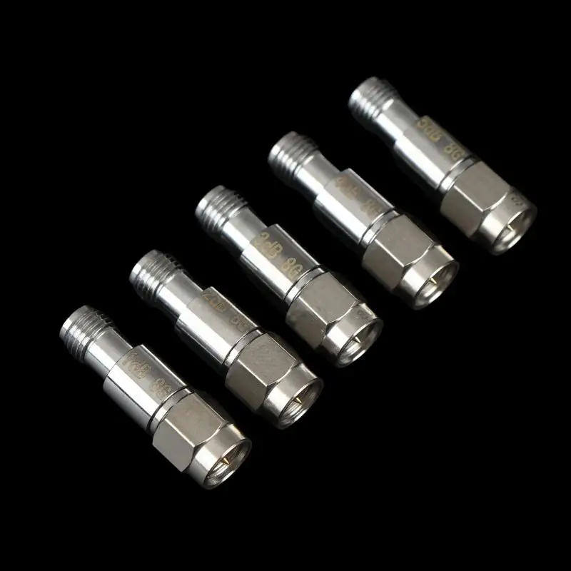 1 PCS DC-8Ghz SMA Coaxial Fixed Attenuator 2W 1dB/2dB/3dB/4DB/5dB/ SMA Coaxial Fixed Attenuator