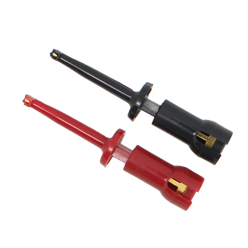 TPC1272 1.75\'\'(44mm) Mini-Micro Plunger Clip Hook Grabbers Self-assembly Test Clip Lead solder connection Micro Test Clip