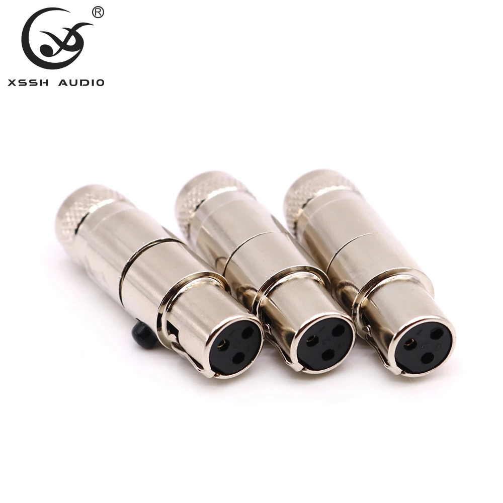 

8 шт. Studio Cannon Женский Мужской YIVO OEM F3RH HIFI Hi-end DIY Аудио Видео Микрофон 3 контакта 4 контакта Мини XLR Разъемы Разъем