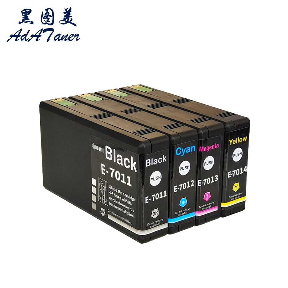 T7011 T7012 T7013 T7014 Premium Color Compatible InkJet Ink Cartridge For Epson WP4000 4015DN 4095DN 4500 4515DN 4525DNF Printer