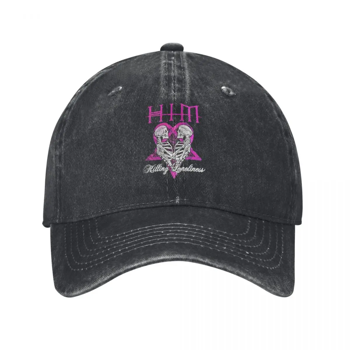 

Him Band, Premium, Lonecity demin Cap Outdoor Adventures Golf Hat Men's Baseball Cap
