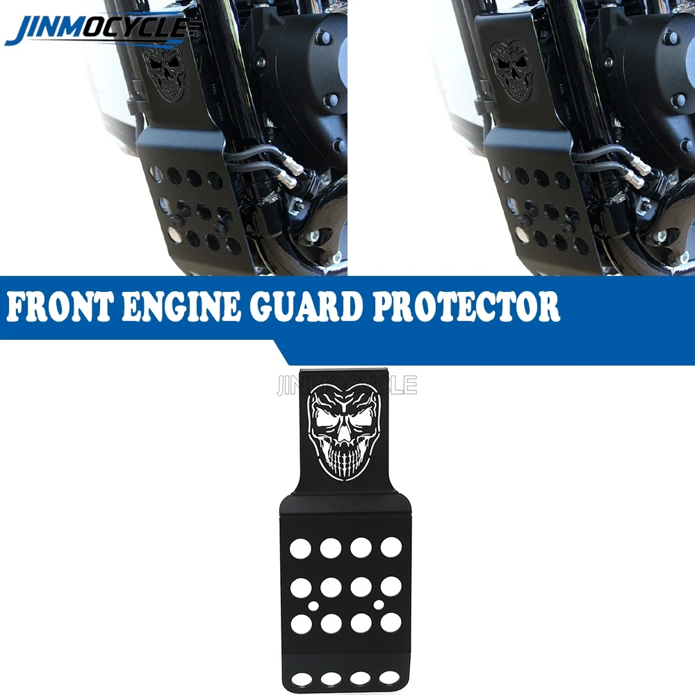 

For Sportster Iron XL 883 1200 48 72 2004-2023 XL883 XL1200 Motorcycle Front Engine Guard Protector Lower Fairing Spoiler Cover