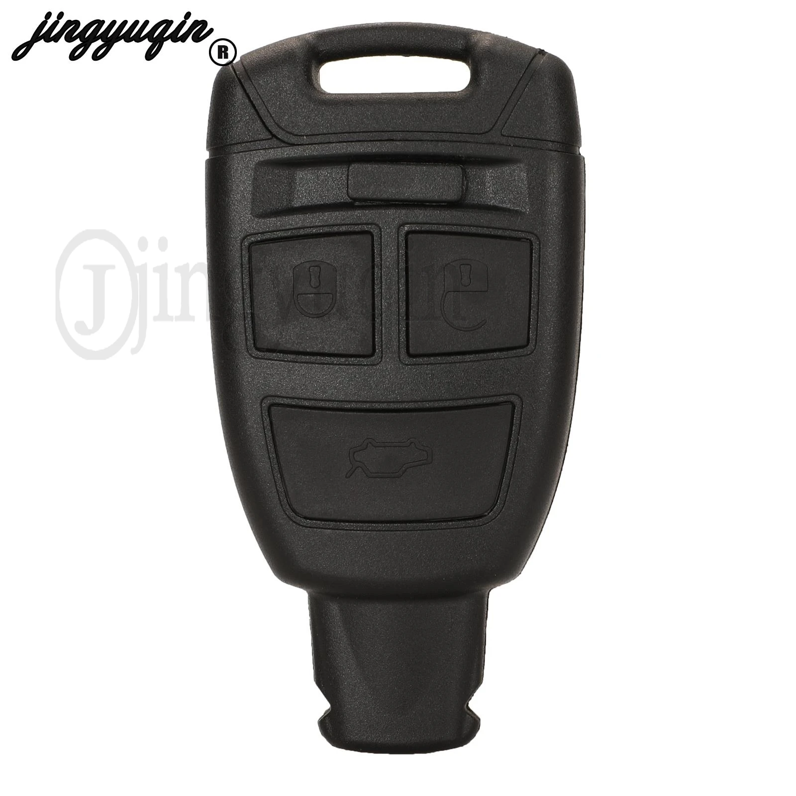 Jingyuqin-carcasa para llave remota de coche, 3 botones, Fob para Fiat 500 Punto Croma, funda sin cortar, accesorios de repuesto