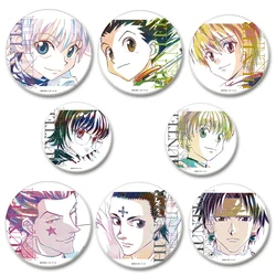 GON Killua Kurapika Leorio Cartoon Pins Anime Hunter X Hunter Brooches Cosplay Handmade Badge Backpack Shoes Jewelry Accessories