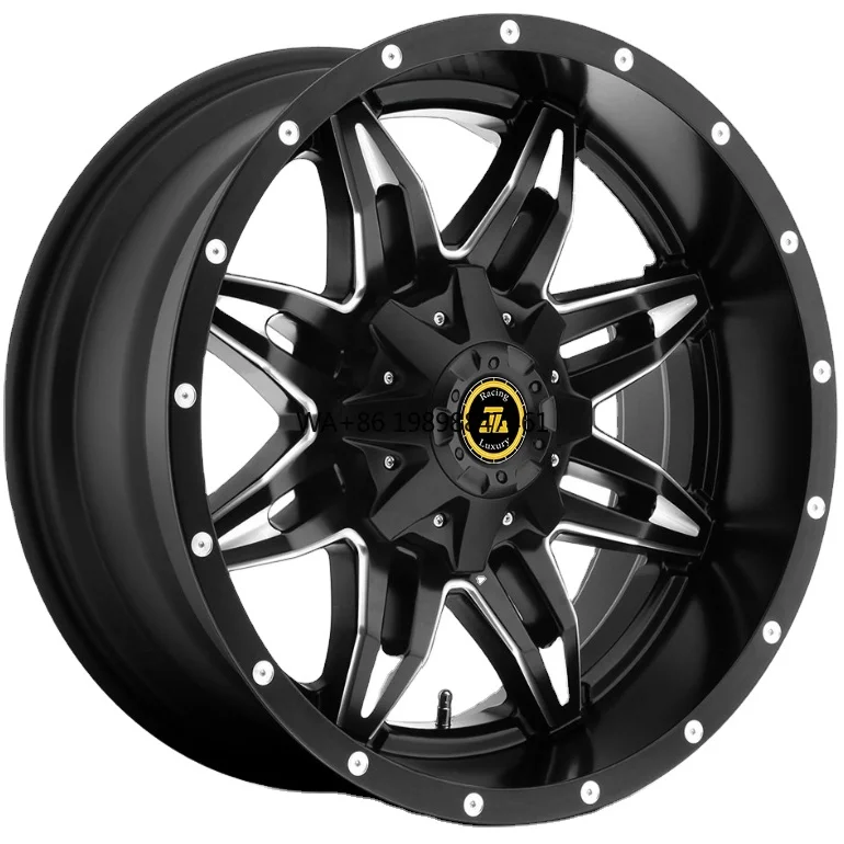 

for New Off-Road 17-26 Inch Alloy Wheels for Passenger Cars 5x120 5x114.3 5x112 Rim with 50mm/25mm/35mm/0mm ET Options