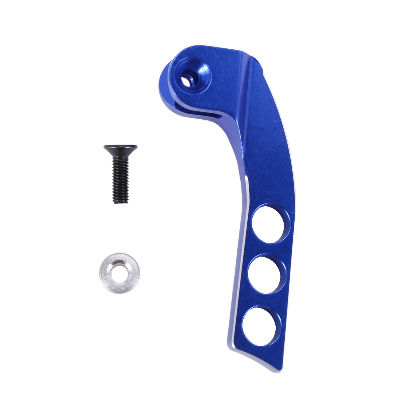 Metalen 4-gaats zender nekband balancer-regelaar voor Futaba Radiolink Frsky X9D RC afstandsbediening, blauw verticaal