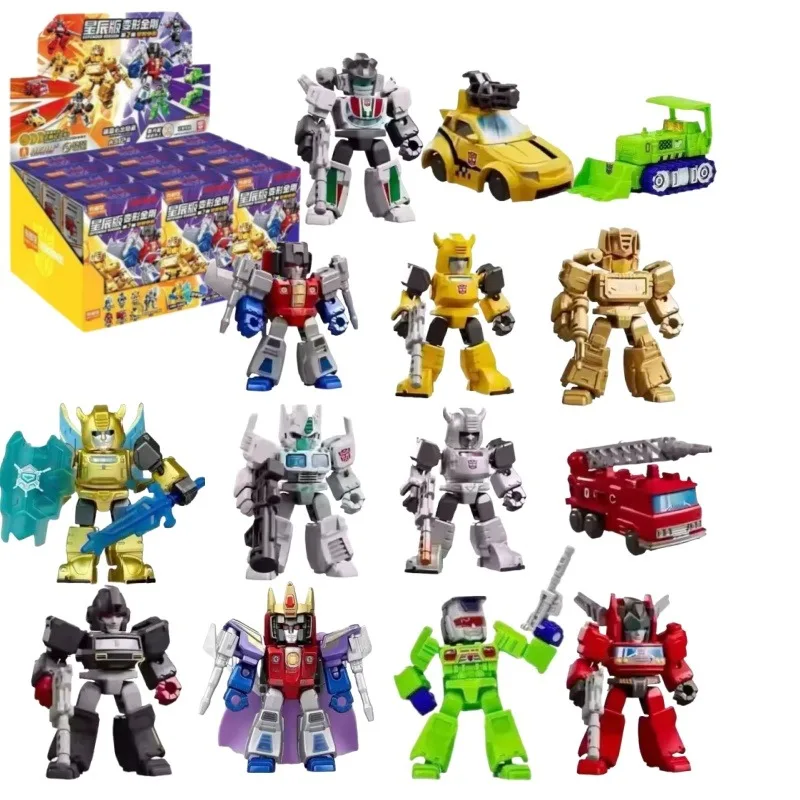 

BLOKEES Transformers Robot Star Edition 2 Building Block Assembly Assemble Toy Models Children Birthday Gift Toys Blind Box