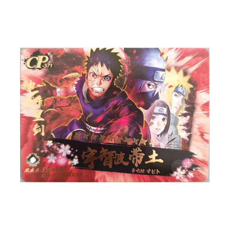 Anime NARUTO Rare CP Refraction Foil Uzumaki Kushina Namikaze Minato Deidara Toys for boys Collectible Cards Birthday Present