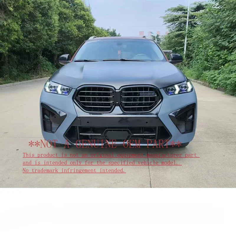For BMW X6 E71 Upgrade G06 X6M Post‑facelift Style Bumper Bracket Fender Hood Export Exterior Modification Kit