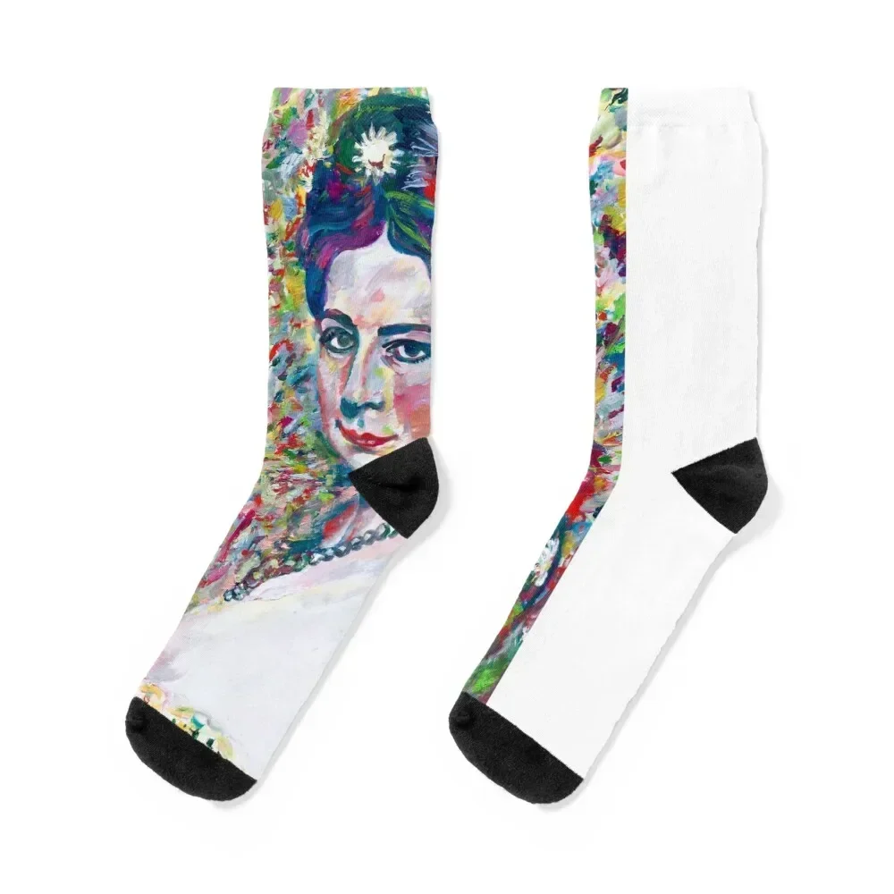 

SISSI - Empress ELISABETH of AUSTRIA - oil portrait Socks compression Rugby Socks For Women Men's