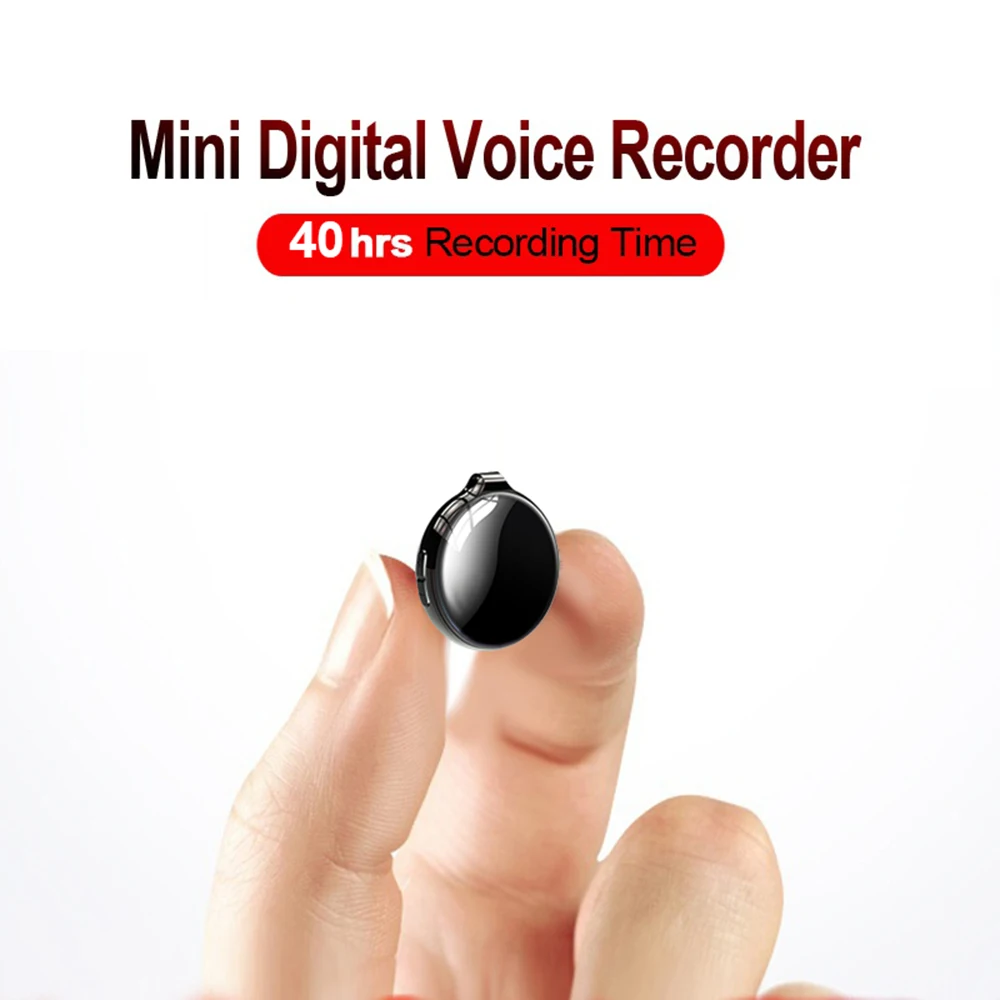 Mini Voice Activated Recorder Digital Recording Device Sound Professional Dictaphone Audio Micro Listening Small Player