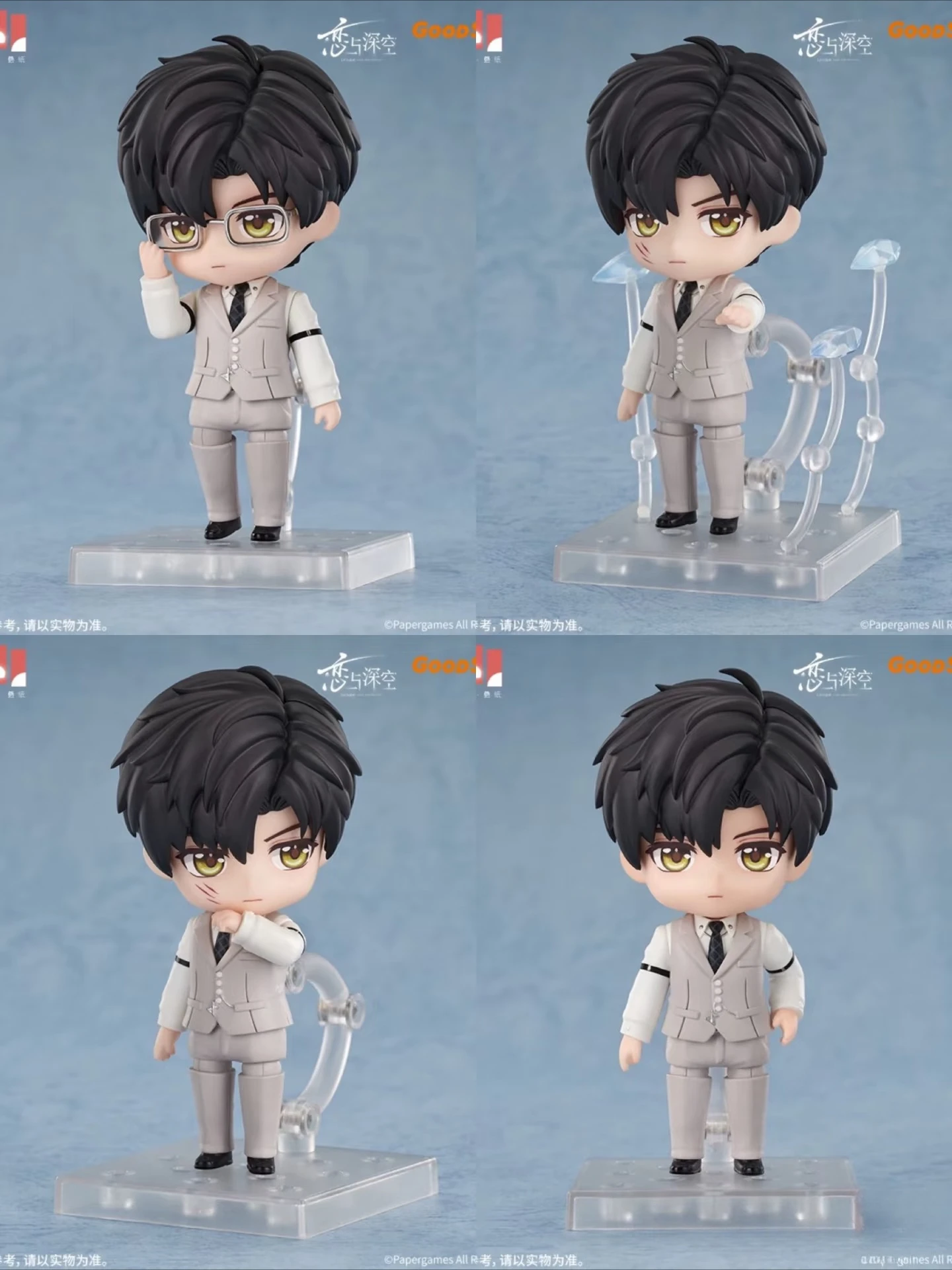 In Stock [Official Merchandise] Game Anime Love and Deepspace Cosplay Zayne GSC Chibi Figure Figurine Desktop Ornament 2