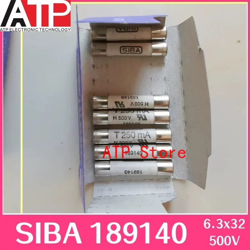10pcs T2A H500V Fuse 189140 SIBA Original