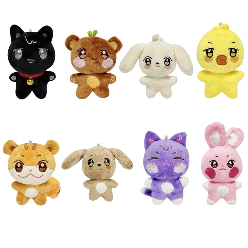 8-llaveros-de-animales-de-dibujos-animados-lindos-y-divertidos-para-coche-bolso-de-mujer-cartera-set-de-accesorios-con-tematica-animal