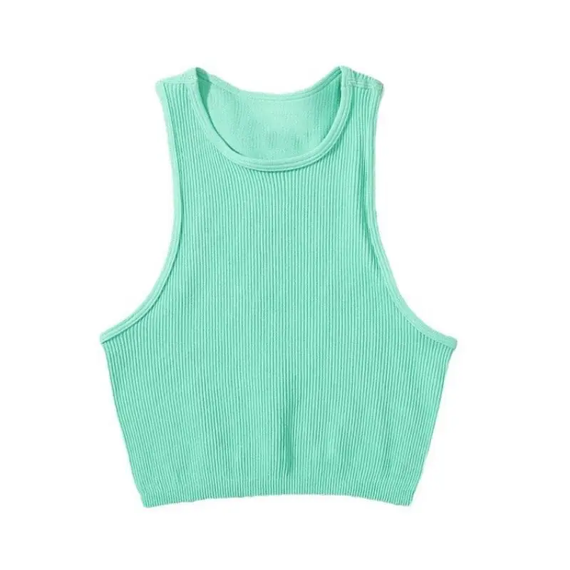 Vest Racerback Sleeveless Athletic Yoga Tank Lightweigh Breathable Women Moisture wicking Exercise Quick drying Running Jogging