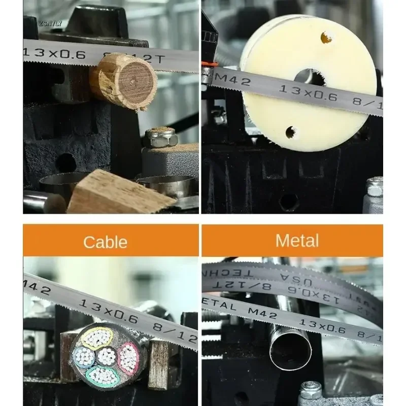 M42 ใบเลื่อยวงเดือน Bi-metal 2630 มม. x 19 มม. x 0.9 มม. x 3/4 4/6 8/12 5/8TPI