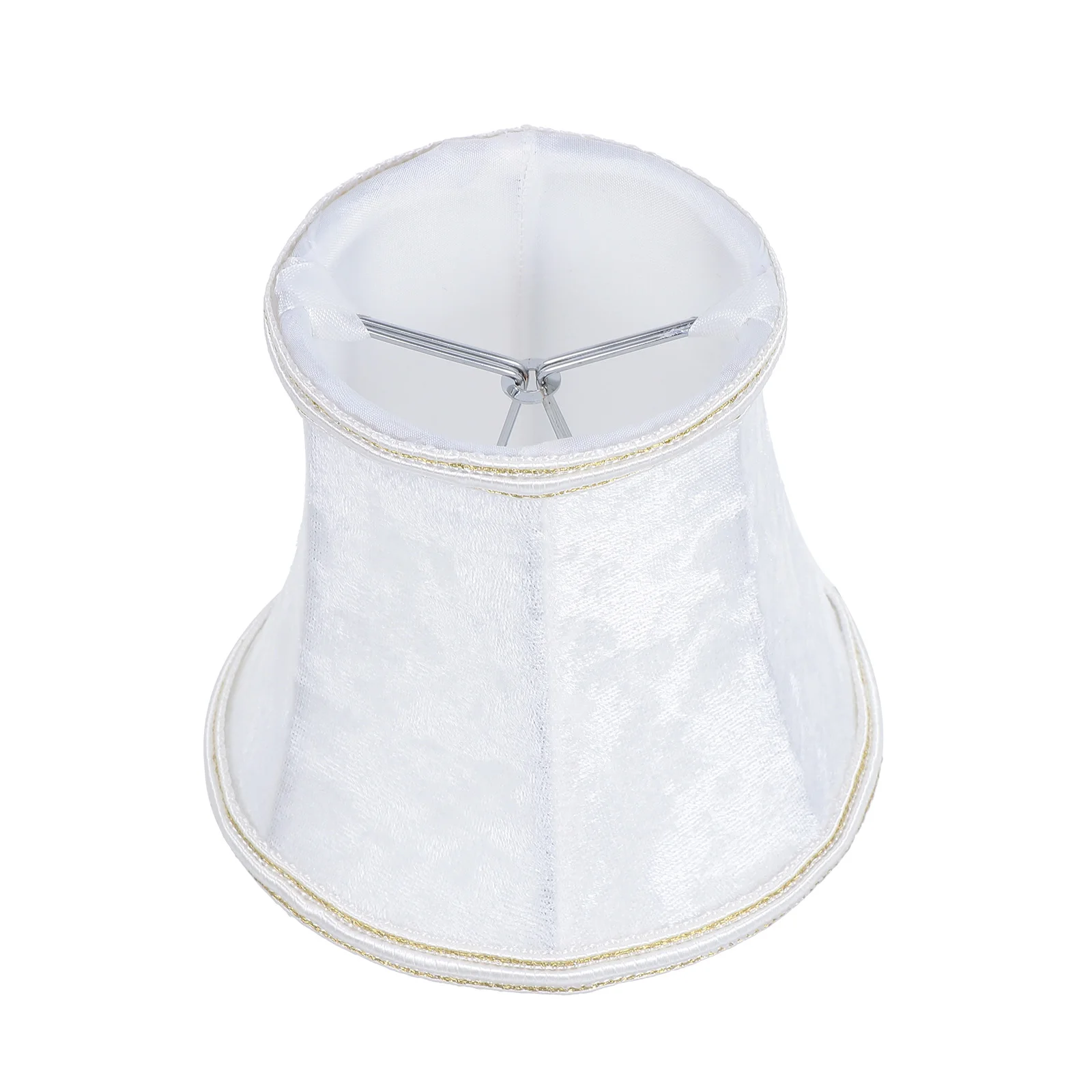 

Fabric Lampshade White Cloth Light Cover Simple Home Use Fashionable Decoration Stylish Screen Protect Dust Ch Bulb DIY