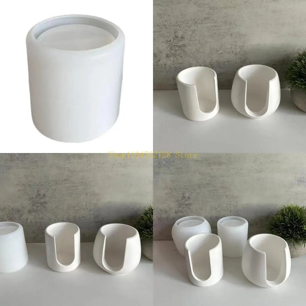 

Cylinder Silicone Molds Epoxy Resin Silicone Molds for Tealight Holder best sale
