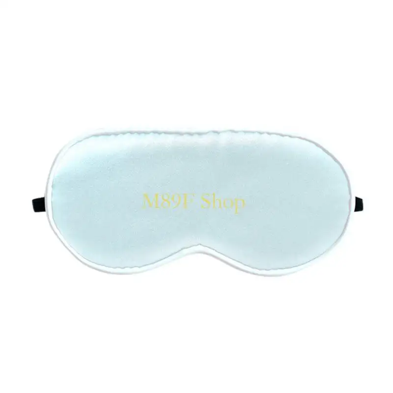 M89F Toddler Kids Baby Imitation Silk Sleep Eye Mask with Adjustable Strap Newborn Infant Blocking Lights Sunscreen Smooth