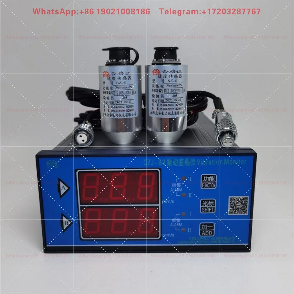 CZJ-B2 CZJ-B3G CZJ-B4G Intelligent Vibration Intensity Monitor, Wall Mounted