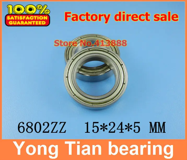 NBZH bearingNBZH Sale Price (1pcs) Thin Wall Deep Groove Ball Bearing 6802ZZ 6802-2RS S6802ZZ S6802-2RS  15*24*5 Mm ABEC-1 Z2