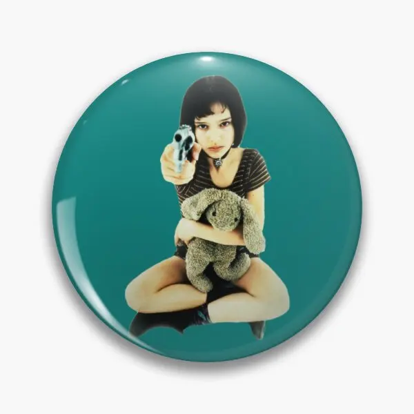 Leon The Professional Natalie Portman Fi Pin de botón suave insignia lindo regalo creativo joyería sombrero broche de moda Pin de solapa de Metal