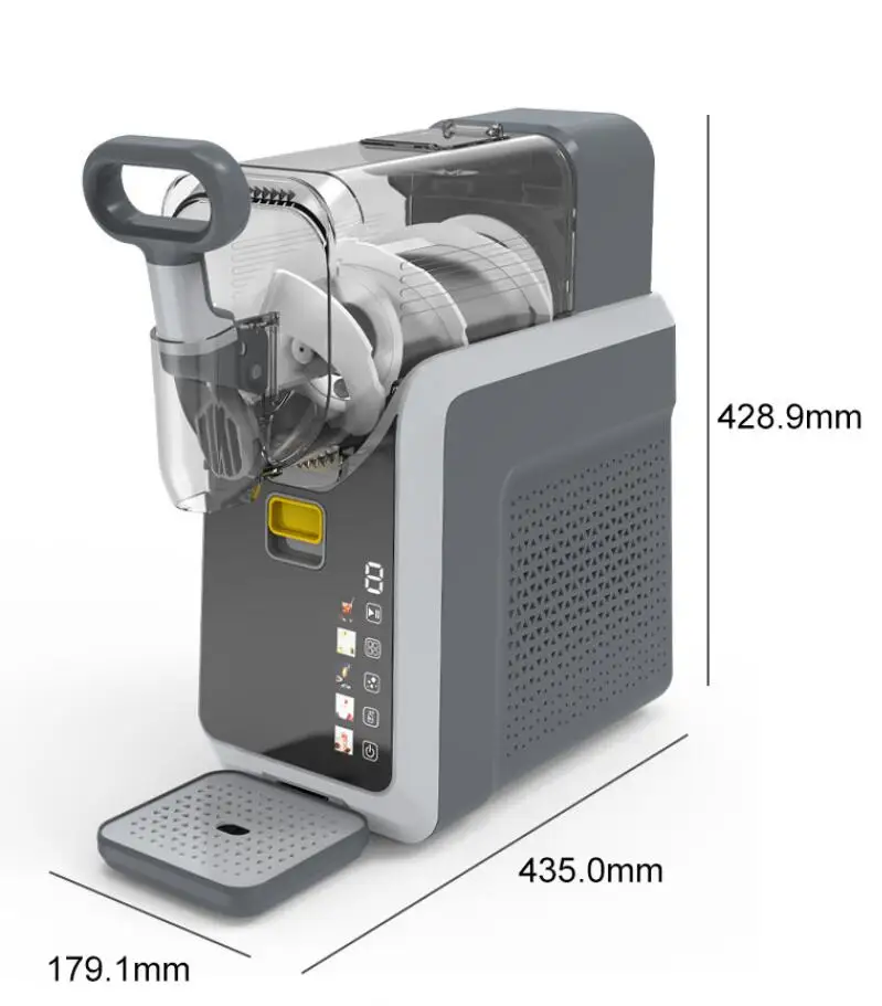 XEOLEO, nuevo tipo, máquina comercial de granizado, bebida congelada, máquina de granizado de hielo de 2L, máquina de granizado fría congelada para uso doméstico