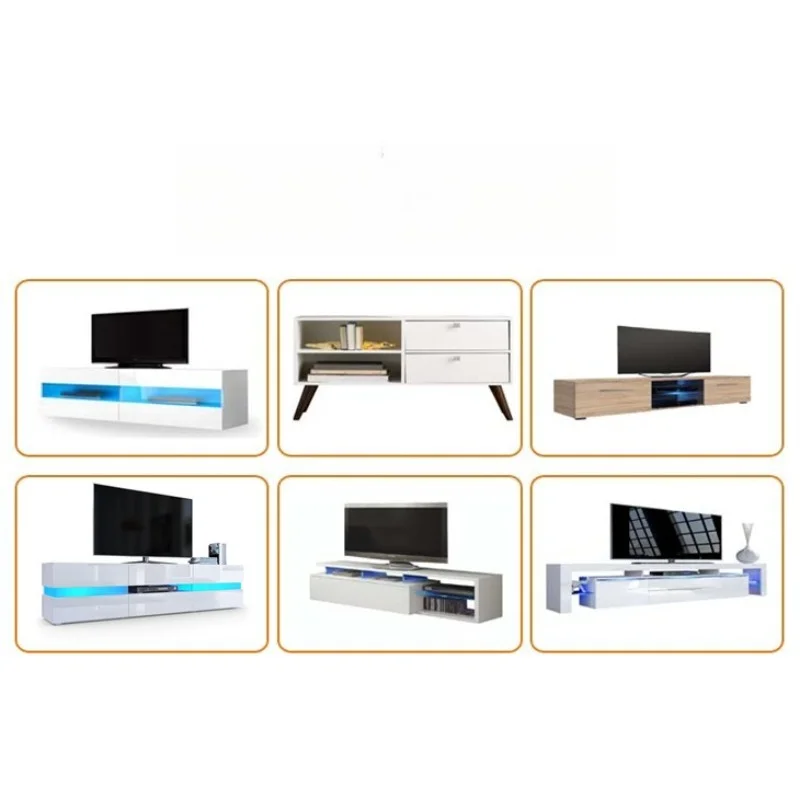 Smart Modern Floating TV Lift Table with Chest of Drawers Wooden TV Stand Design Wooden Fireplace Electric