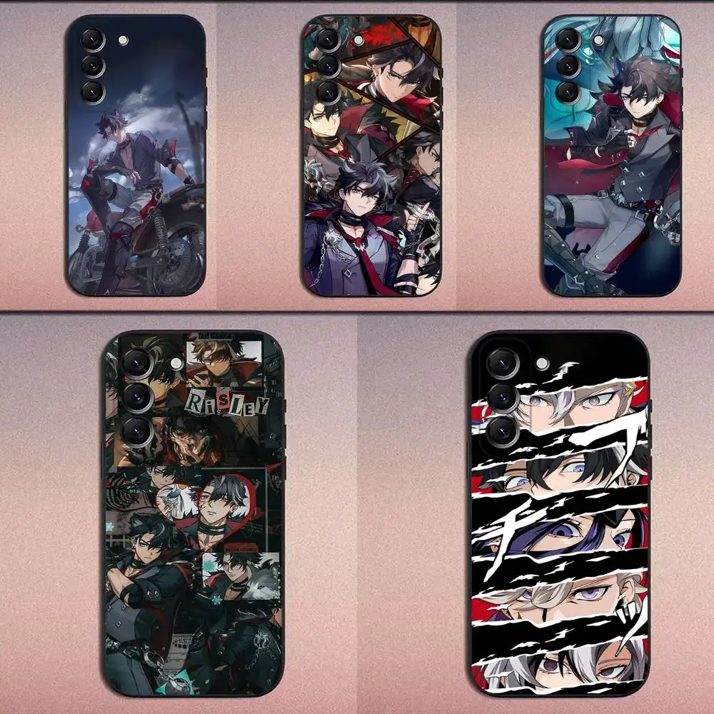 

G-Genshin Wriothesley Phone Case For Samsung Galaxy A20,A21s,A22,A31,A32,A52,A53,A72,73,A80 Soft Black Cover