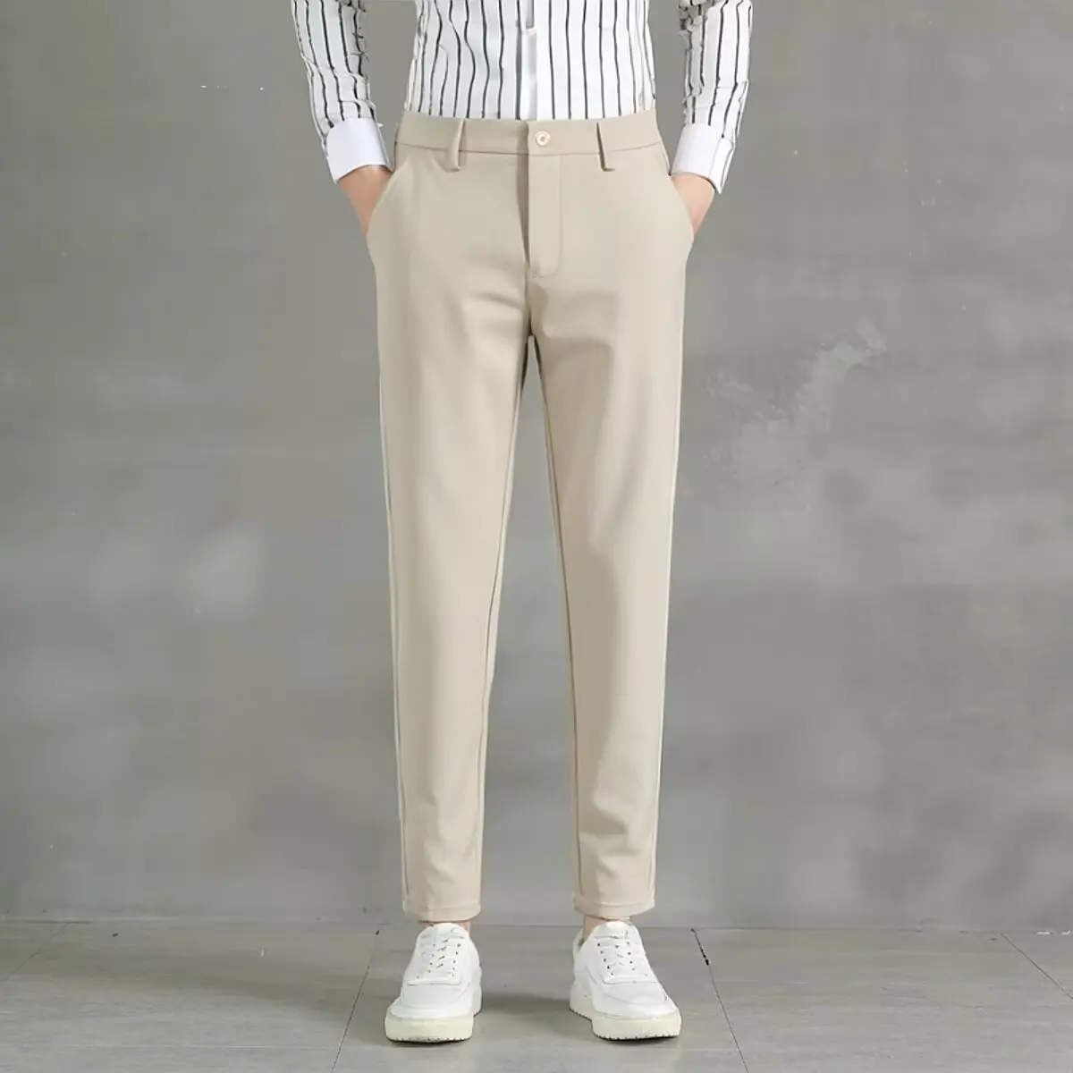 Suit Pants Men Summ… - image