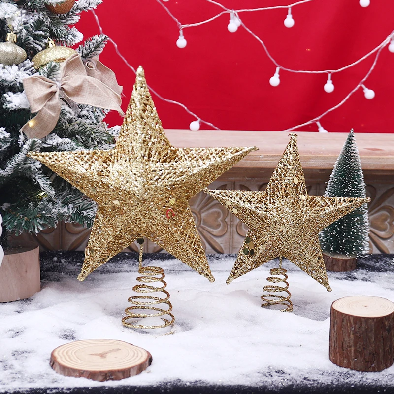 Hiasan Puncak Pohon Natal Bint - Star Tree Topper ulasan dan harga