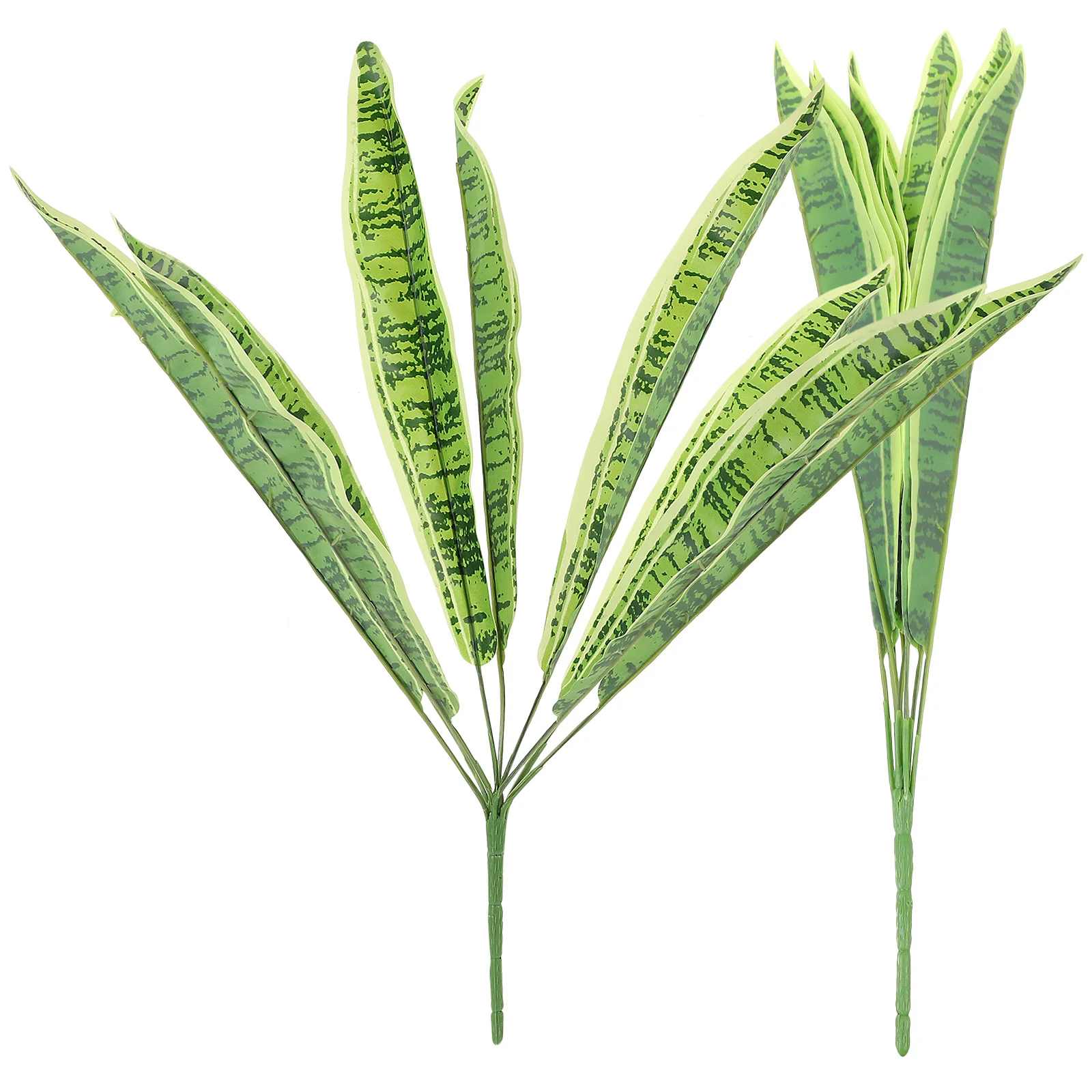

2Pcs Fake Snake Plant Artificial Sansevieria Lifelike Decoration for Home Dorm Office Wedding Party Floral Arrangement