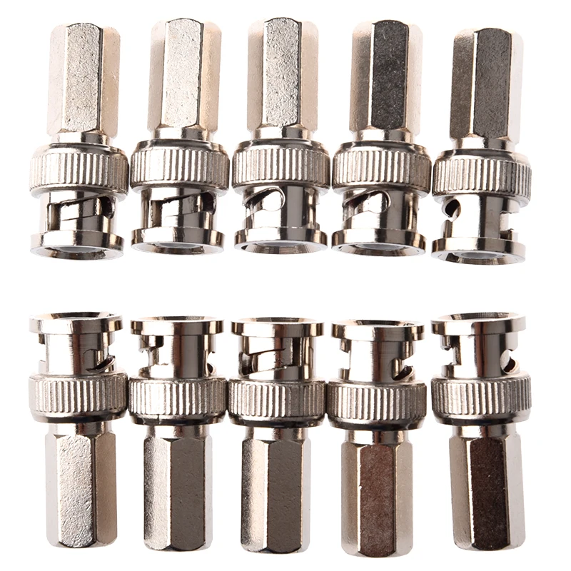 ●Twist-On BNC Male Coax Connectors CCTV RG59 Pack of 10-ABFB