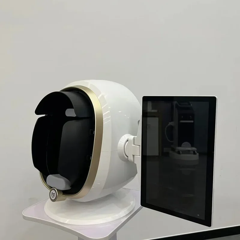 Scanner de peau 3D, analyseur de soins du visage, Machine de moniteur, caméra faciale, analyse de Test, miroir magique, Test Portable, détecteur d'anglais