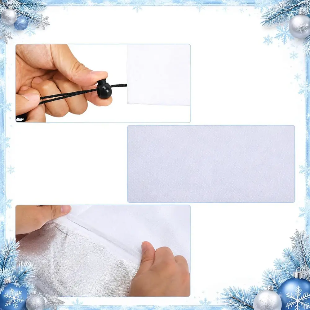 Plant Thermal Insulation Shield Aluminum Foil Non Woven Cover Garden Cold Protection For Potted Flower Winter Supplies